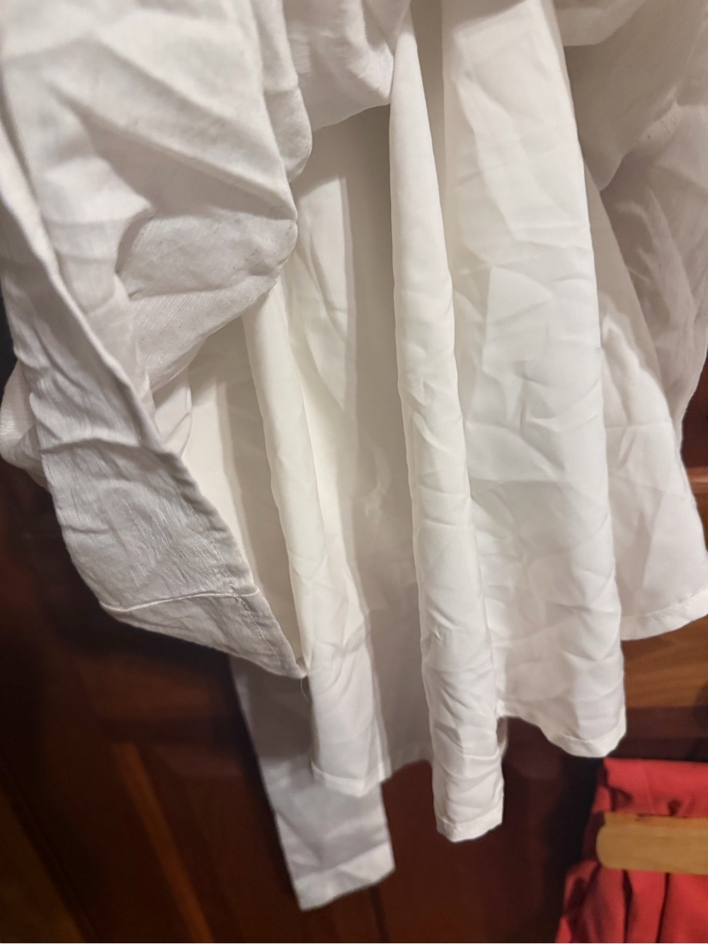 Cider Silky White Wrap Dress - Picture 3 of 7
